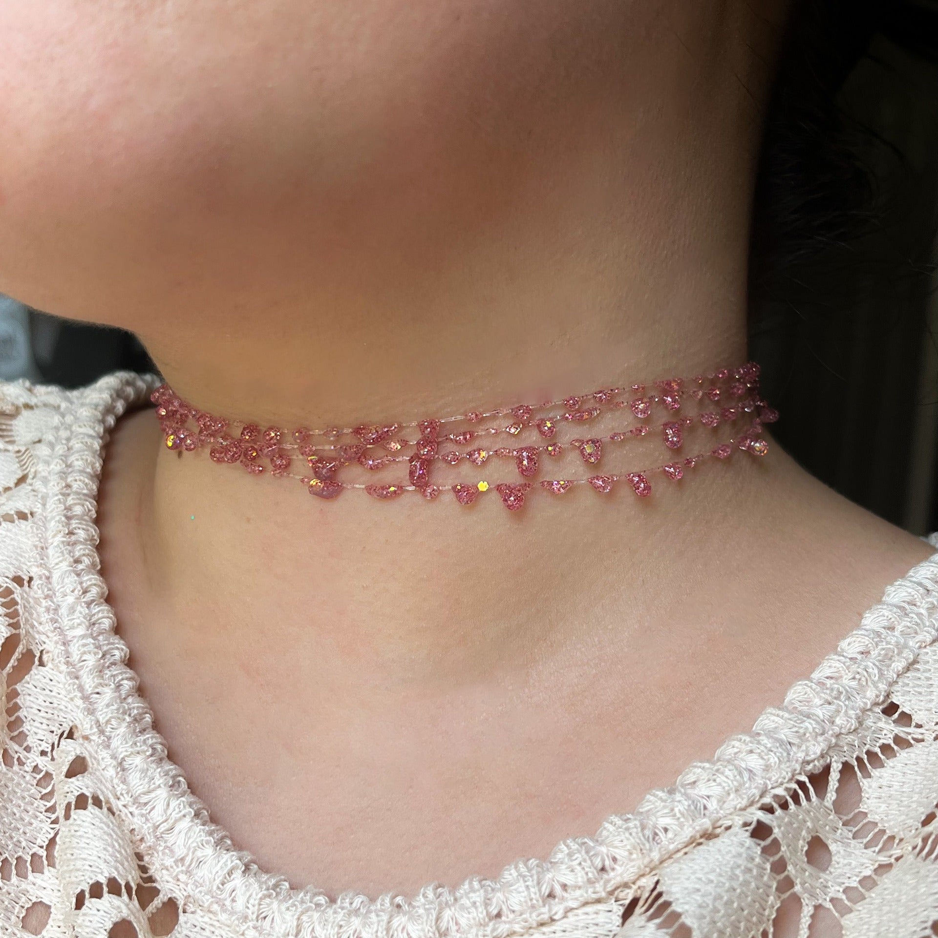 Ballerina Tiered Choker Necklace