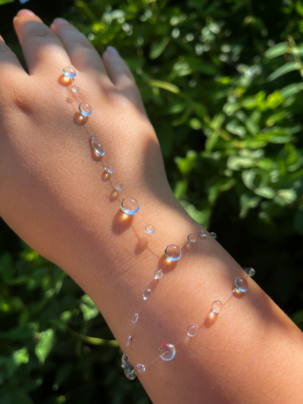 Cascaded Dew Hand Chain Bracelet