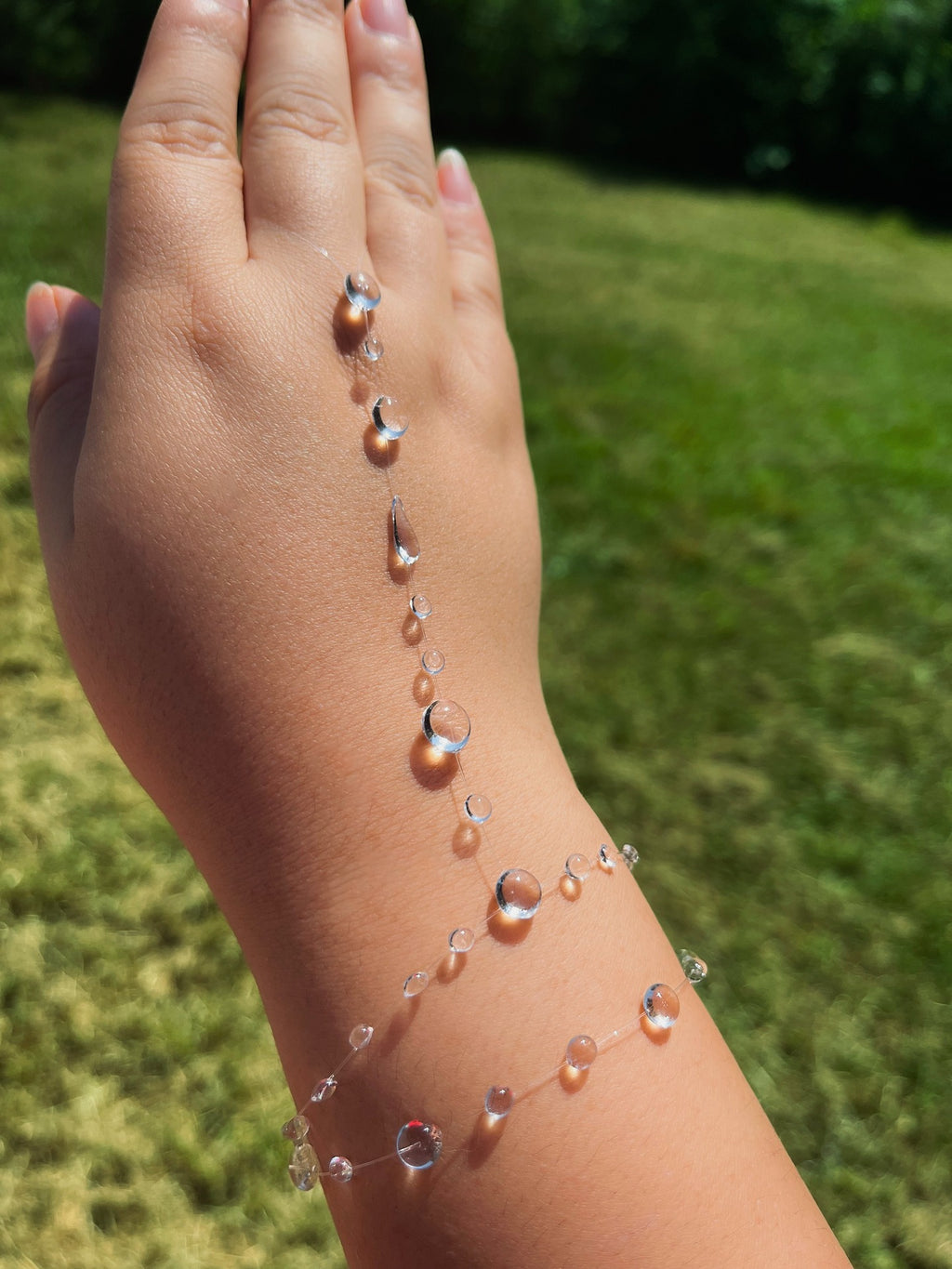 Cascaded Dew Hand Chain Bracelet
