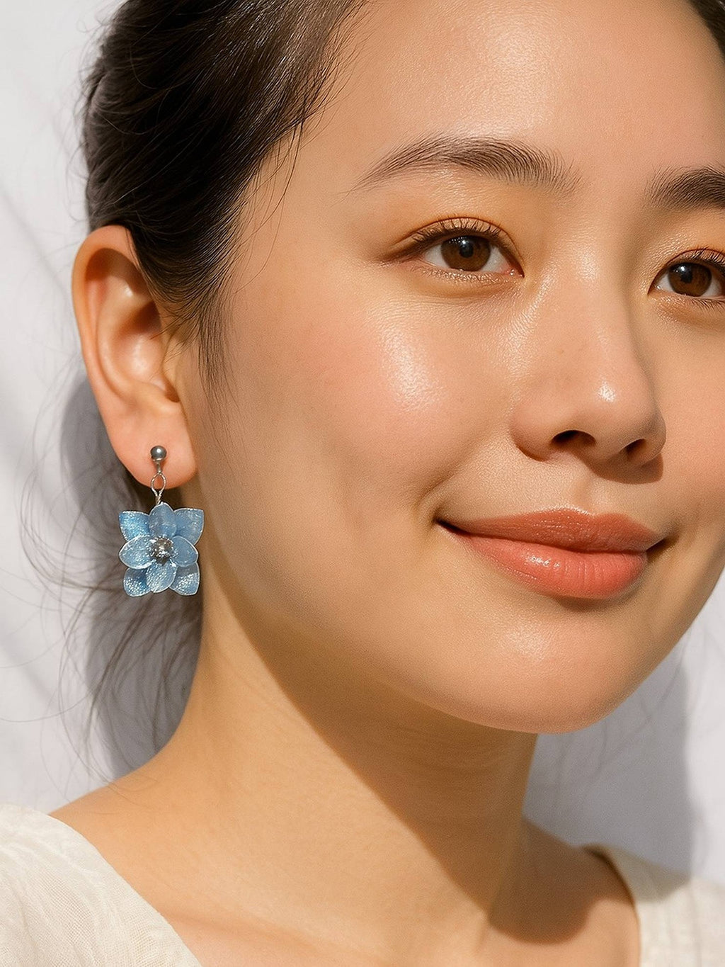 Hydrangea Flower Earring