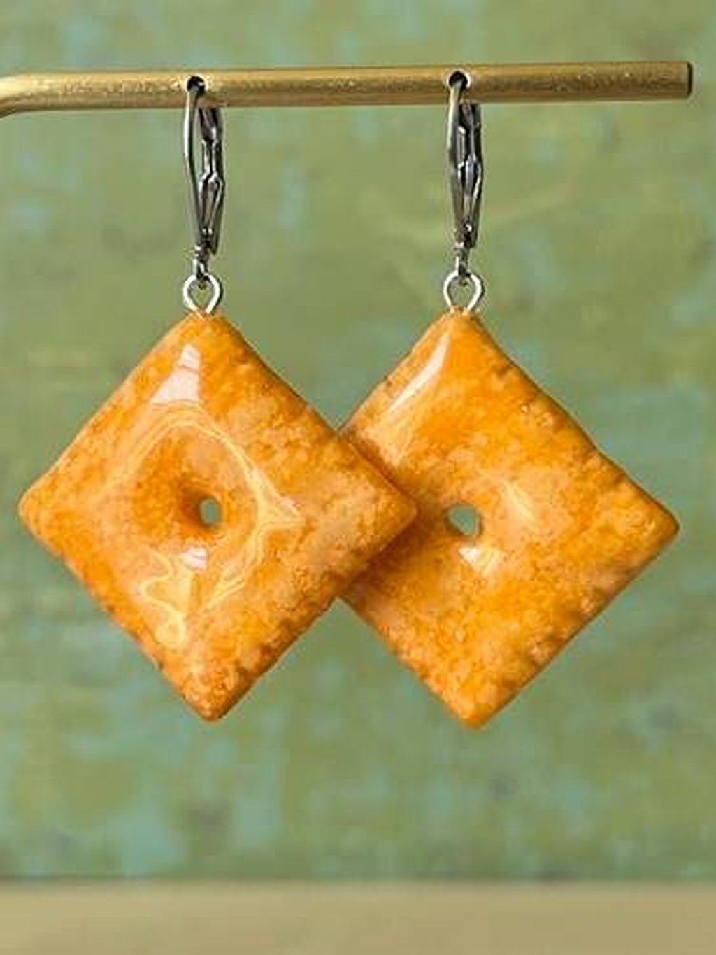 Cheez-It Earring