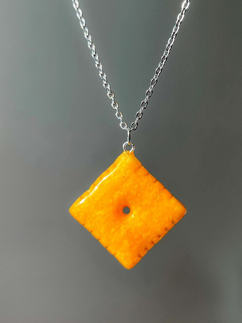 Cheez-It Necklace
