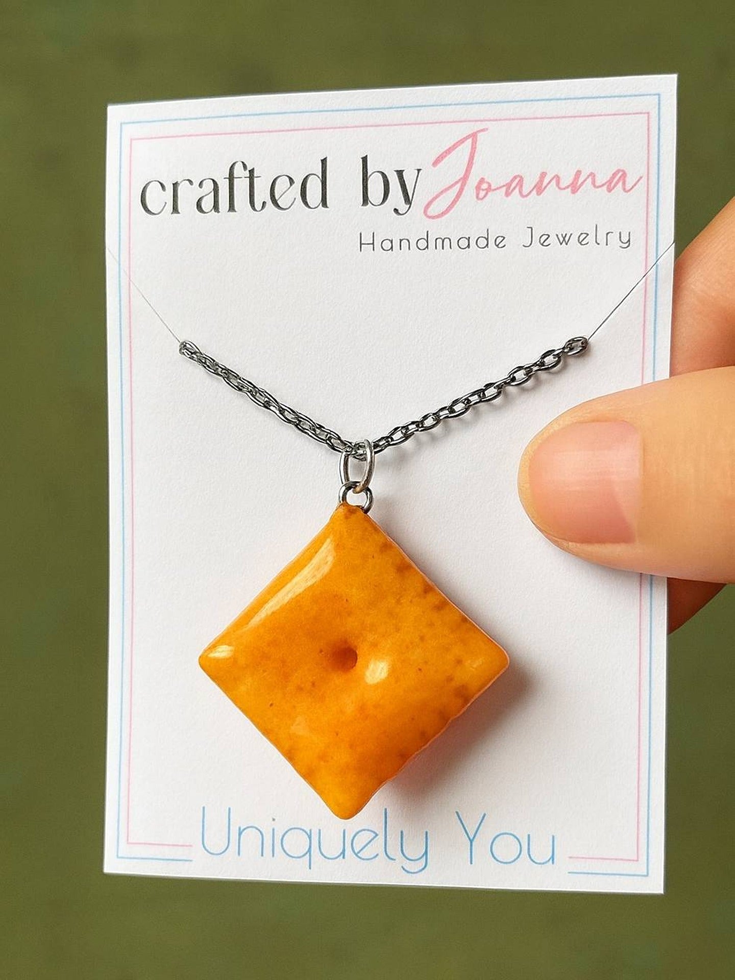 Cheez-It Necklace