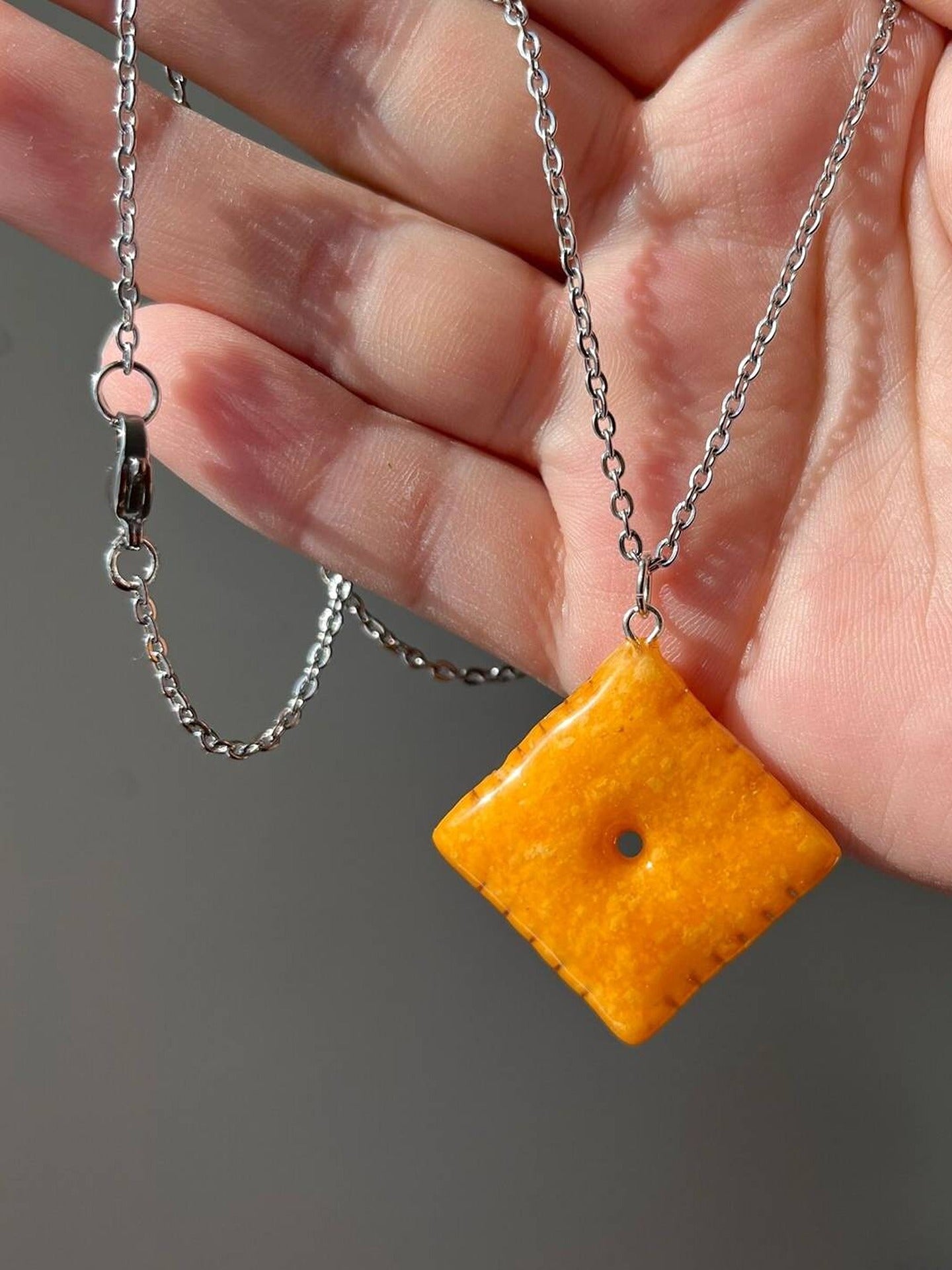 Cheez-It Necklace