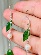 Cherry Tomato Pearl Earring