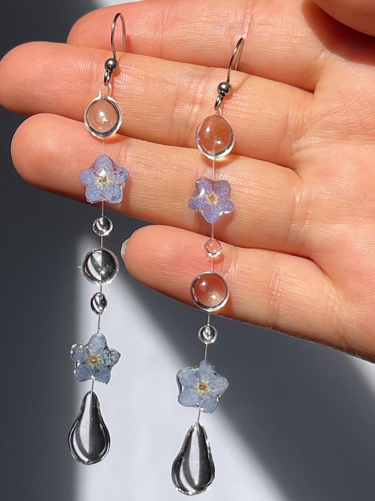 Dewy Forget Me Not Earrings