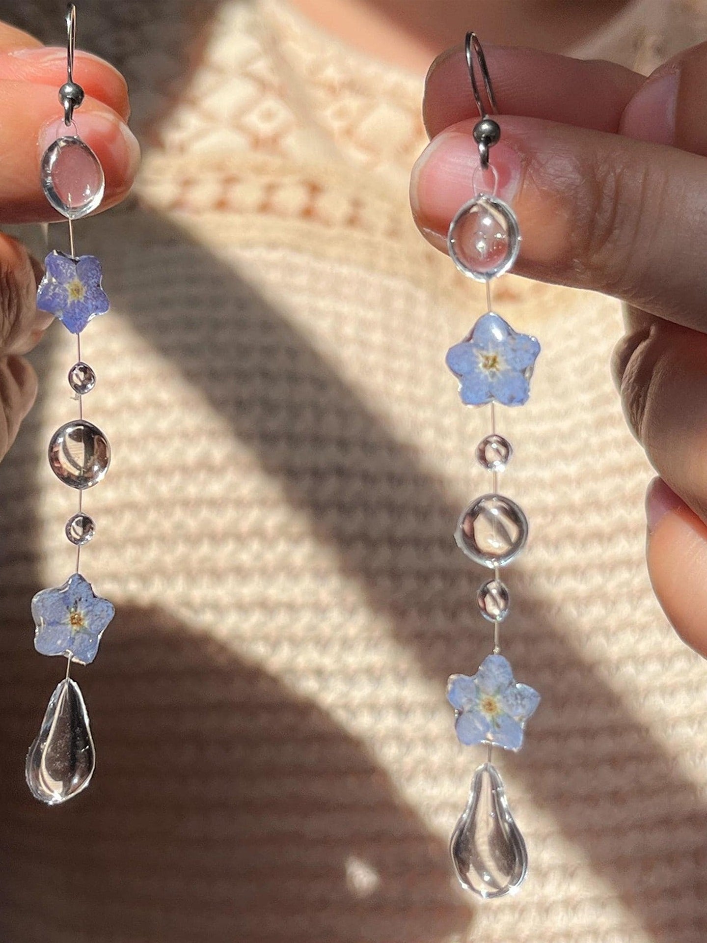 Dewy Forget Me Not Earrings