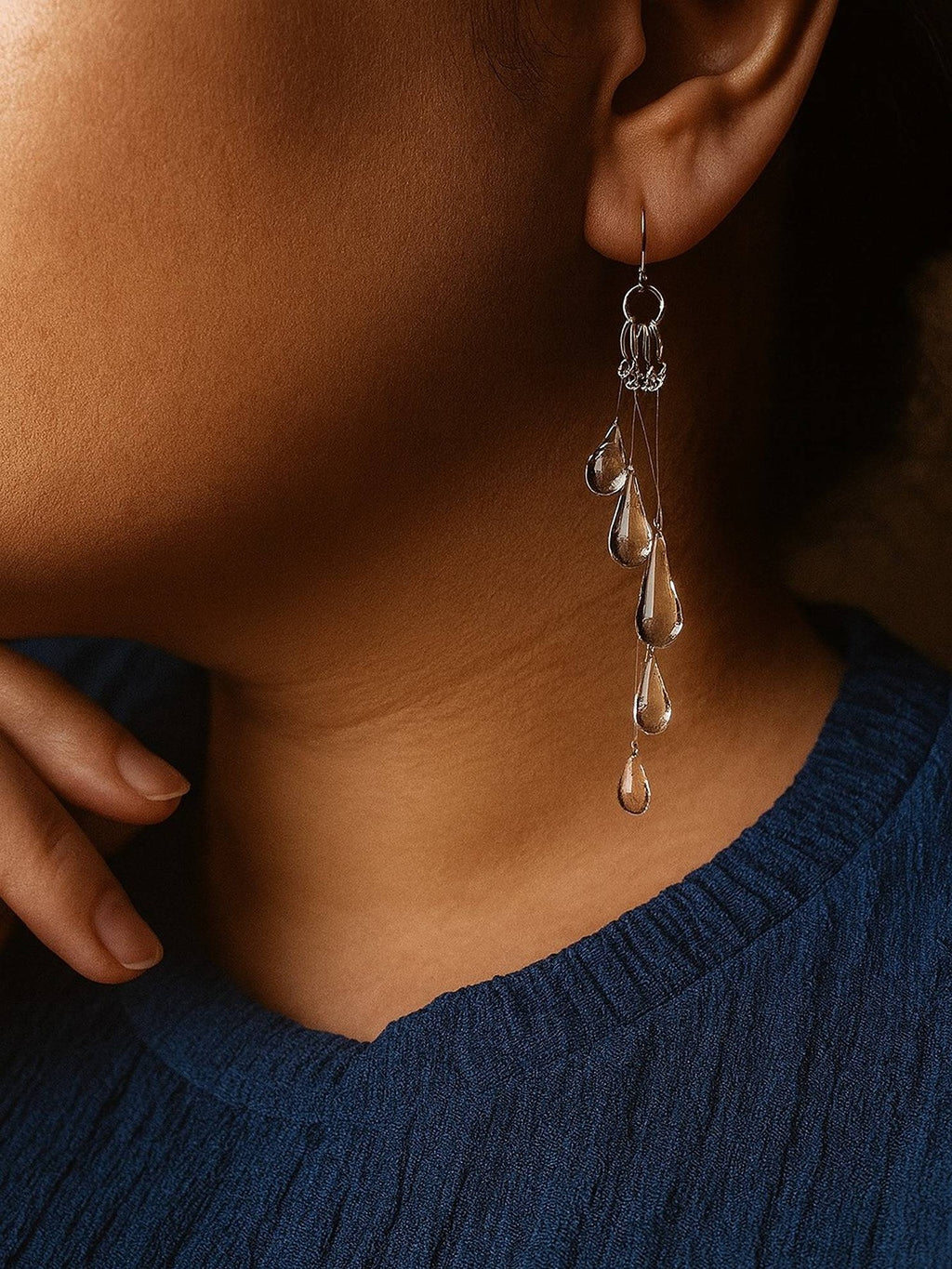 Falling Rain Earring