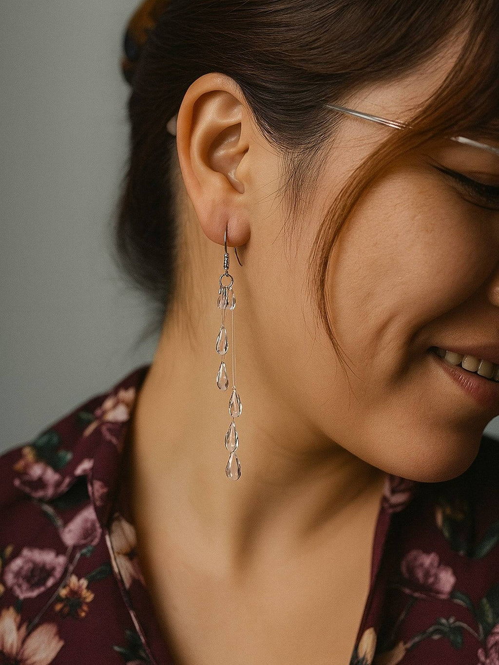 Falling Rain Earring