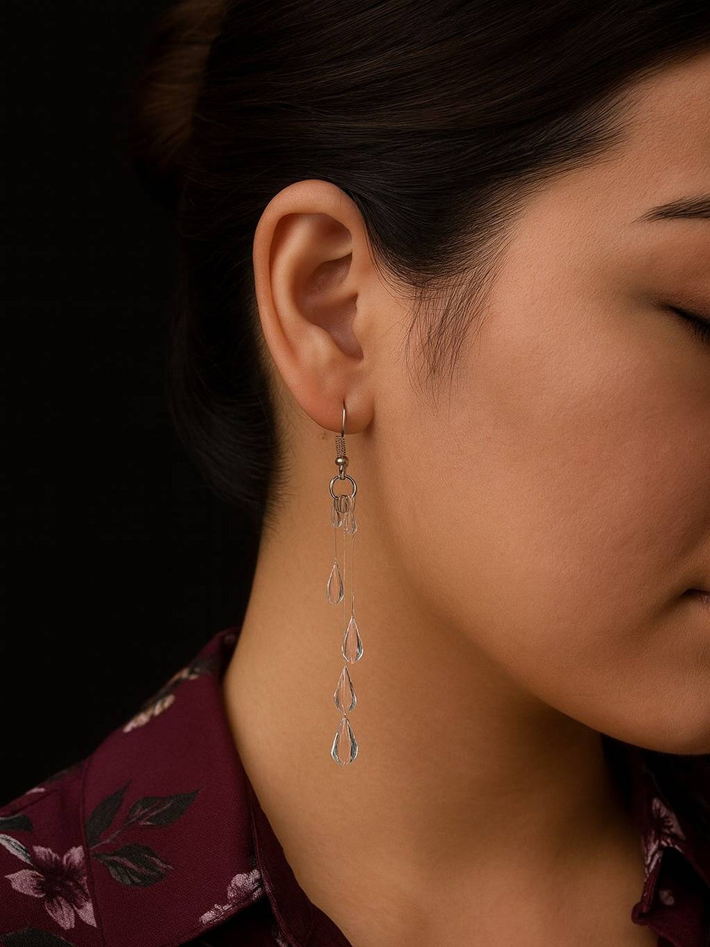 Falling Rain Earring