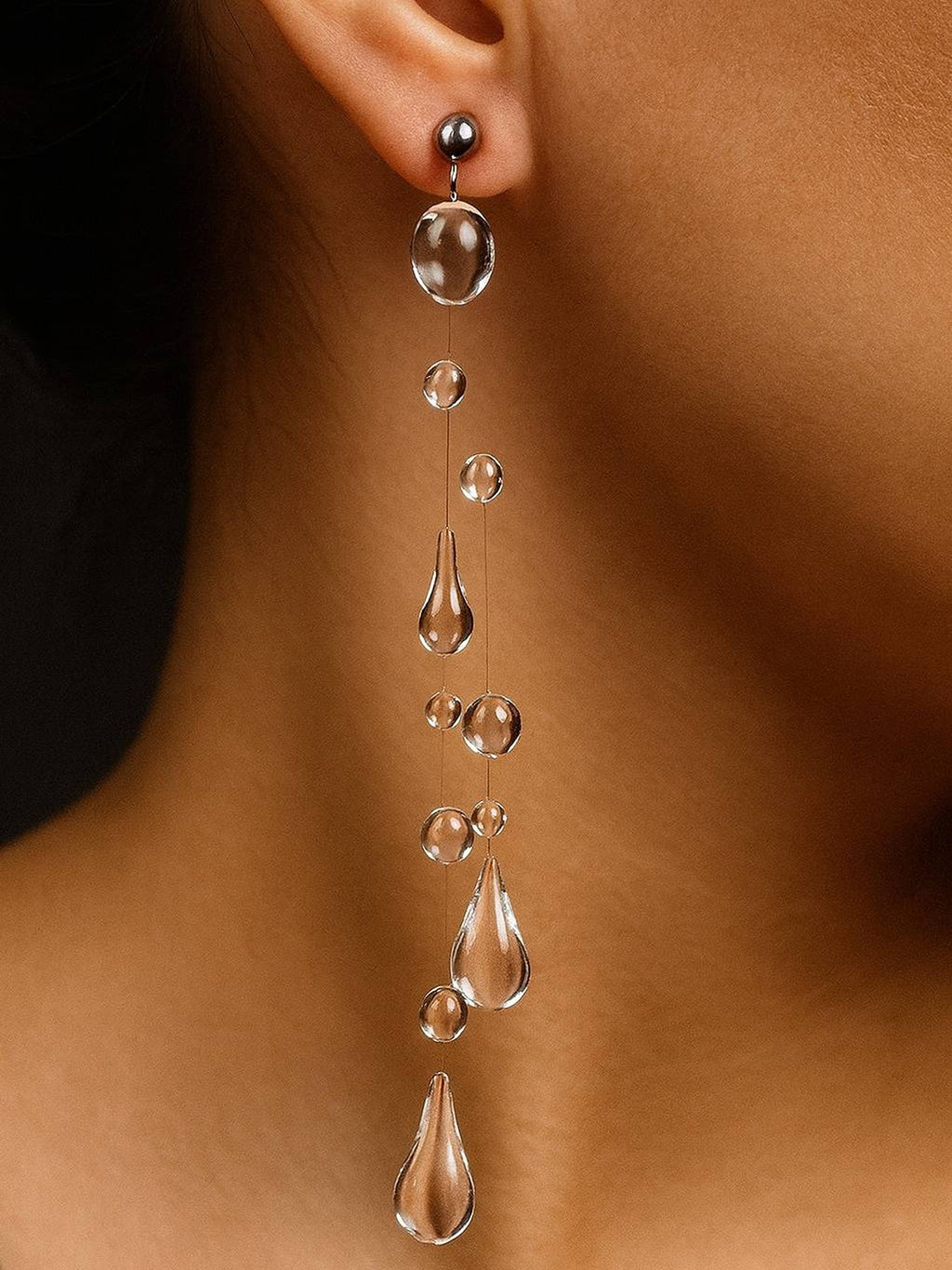 Flowing Rain Earring