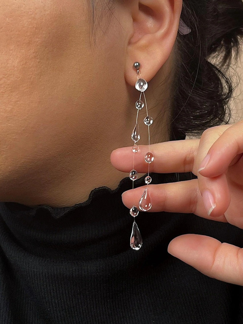 Flowing Rain Earring