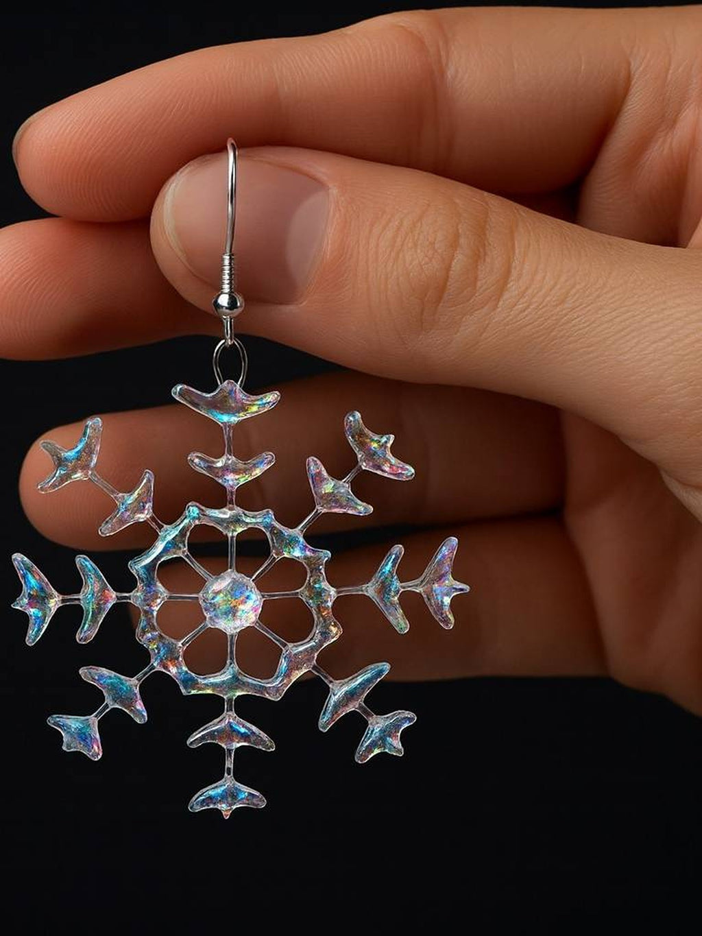 Frostbite Snowflake Earring
