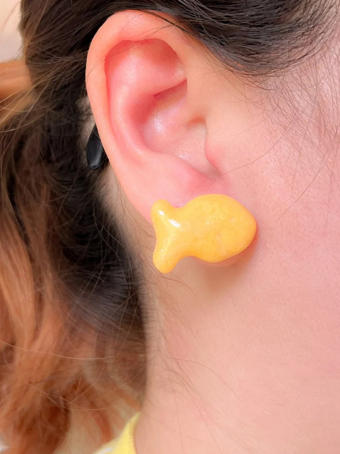 Goldfish Cracker Stud