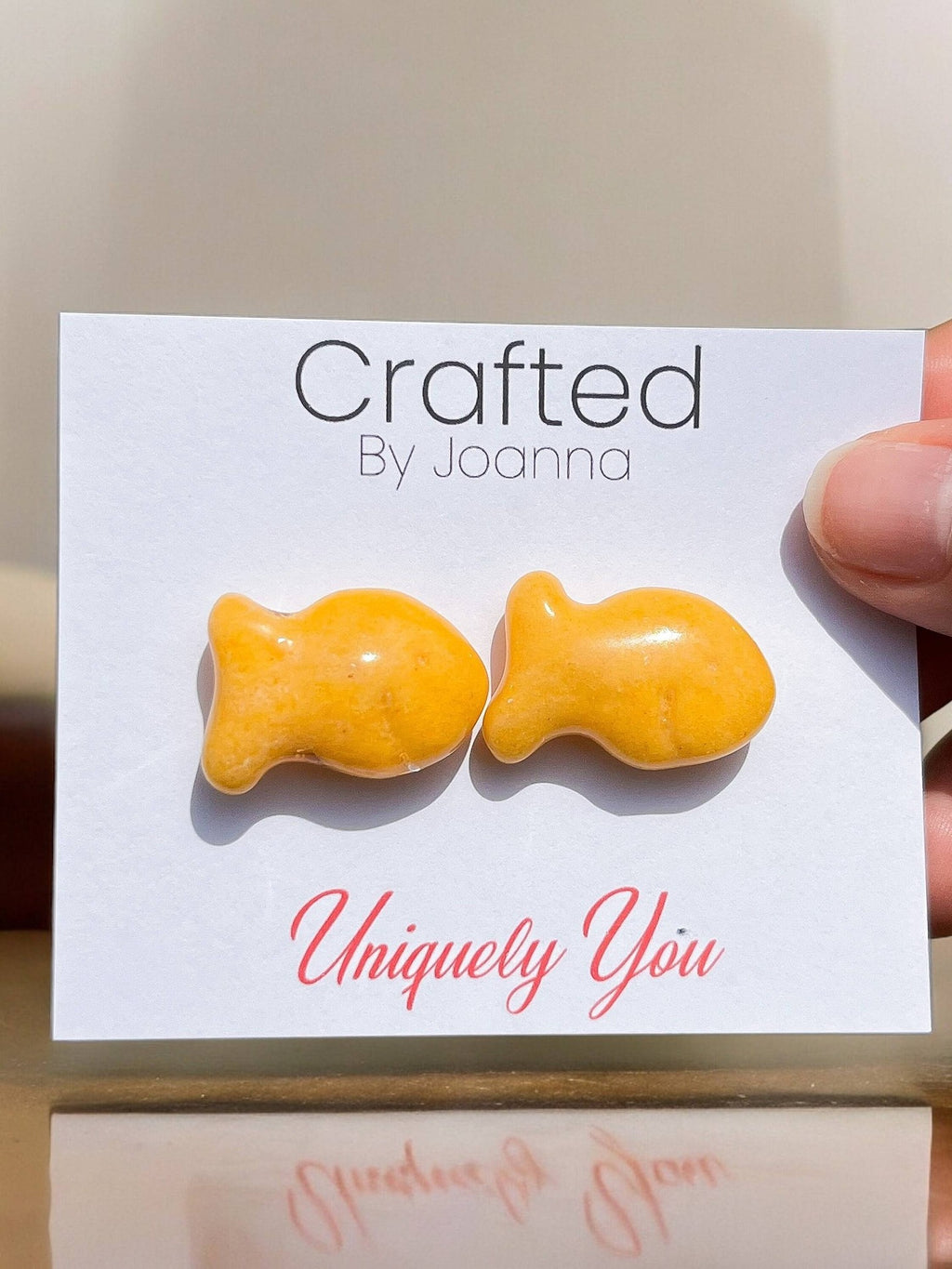 Goldfish Cracker Stud