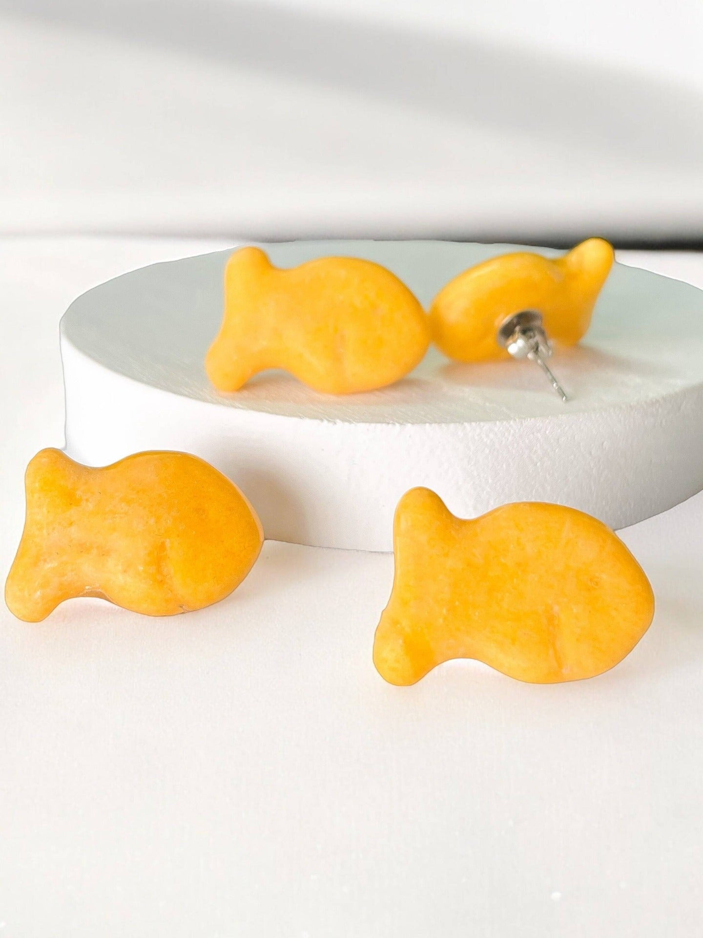 Goldfish Cracker Stud