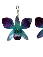 Blue Orchid Earring