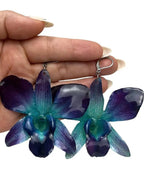 Blue Orchid Earring