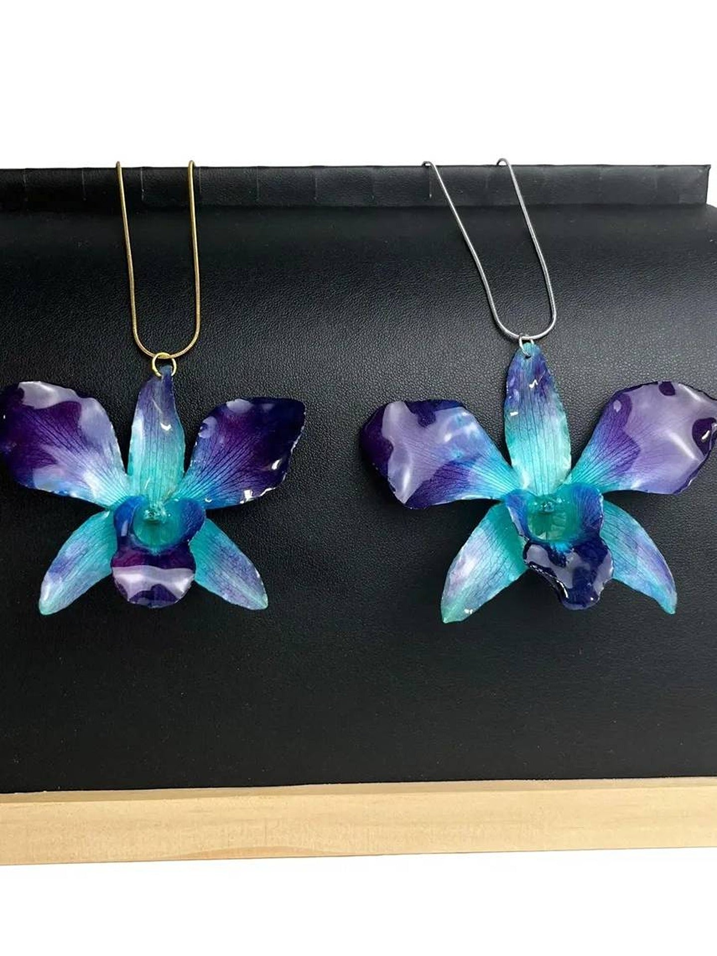 Blue Orchid Necklace