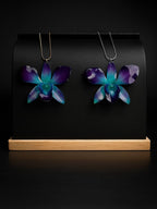 Blue Orchid Necklace