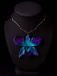 Blue Orchid Necklace