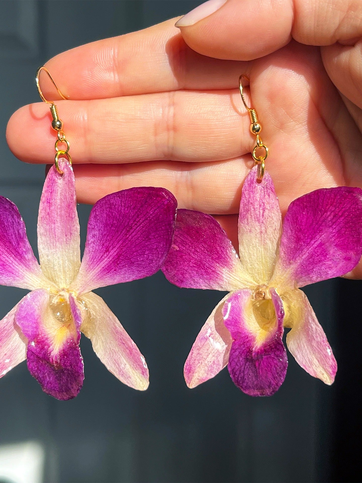 Purple Orchid Earring Secondary image