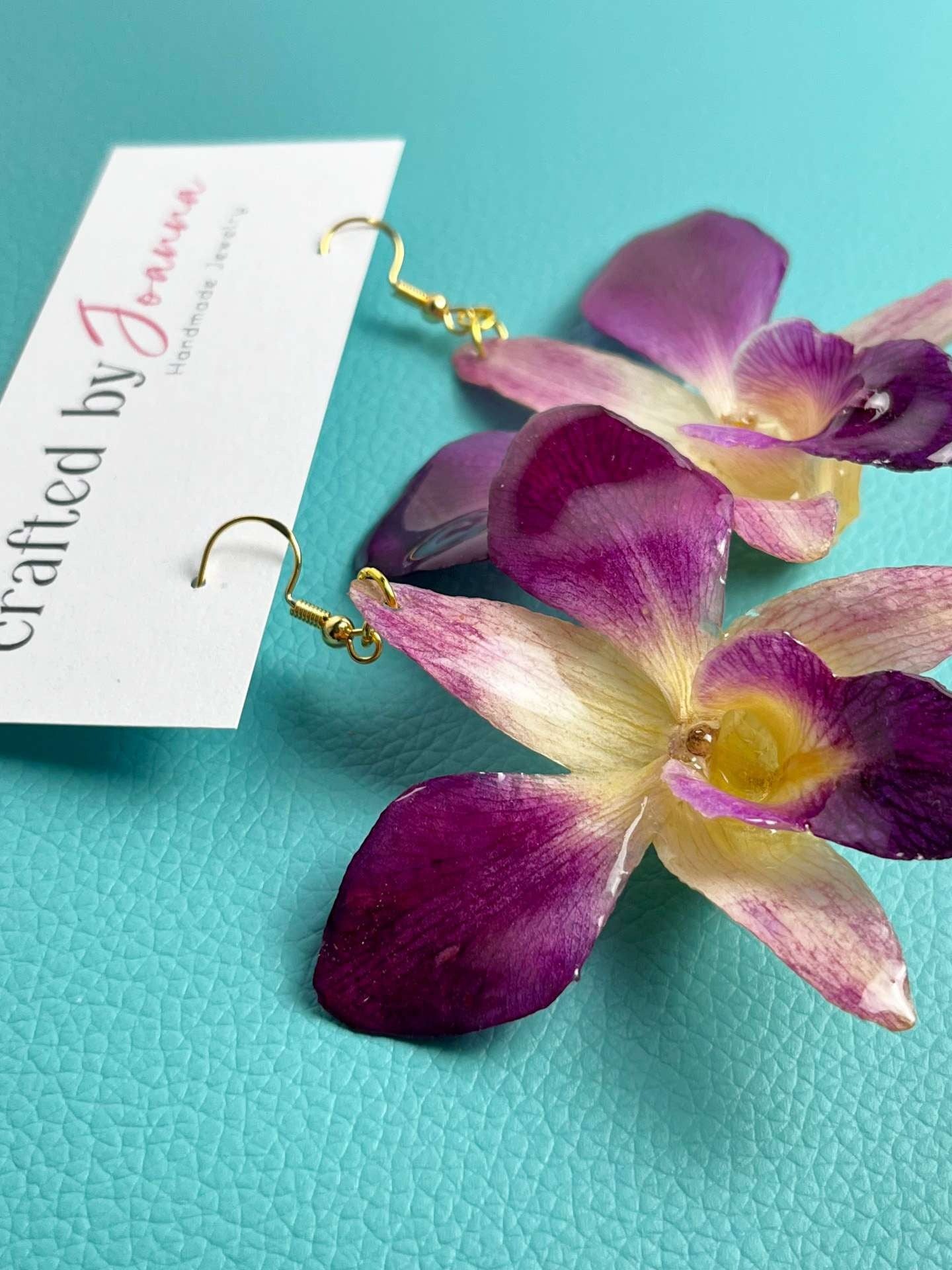 Purple Orchid Earring Main image