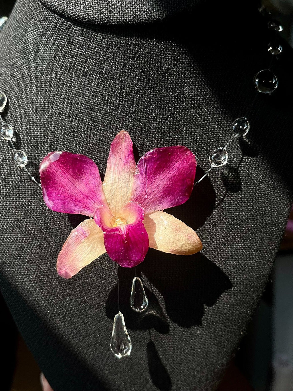Purple Morning Blossom Necklace