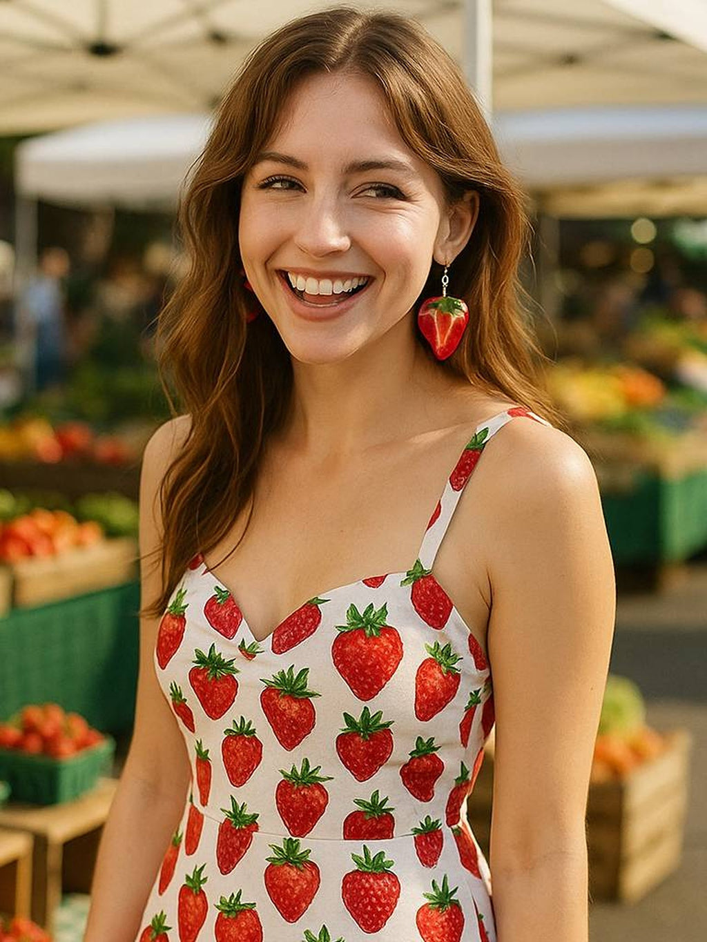 Strawberry Earring