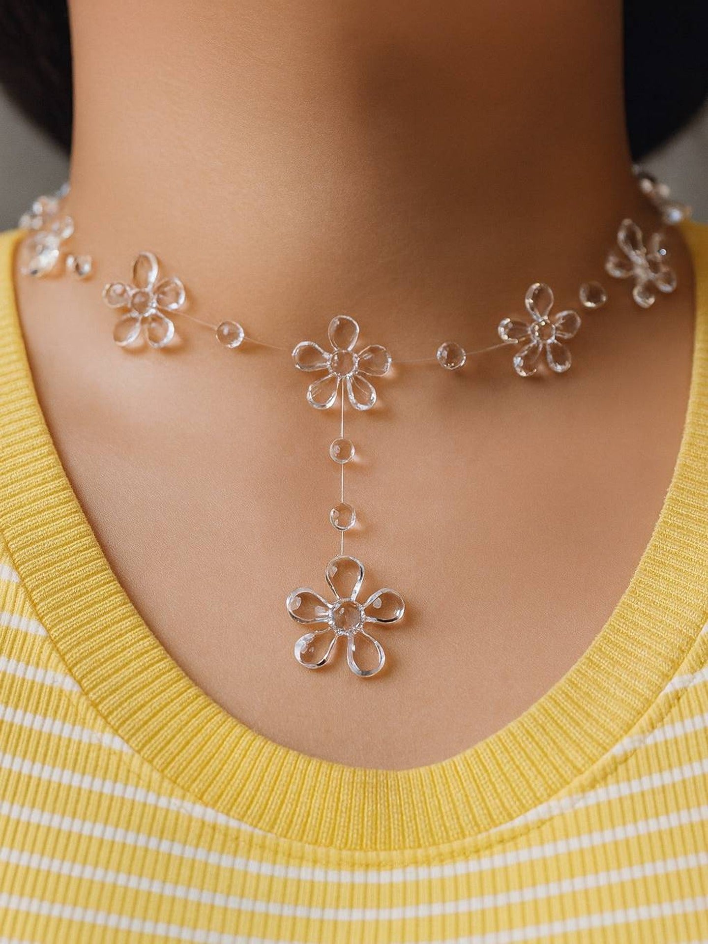 Summer Hippie Flower Necklace