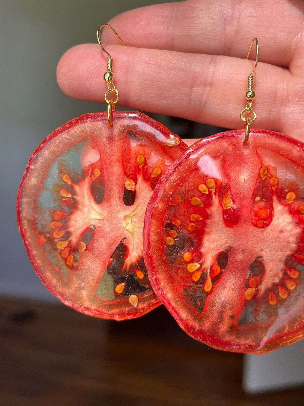 Tomato Earring