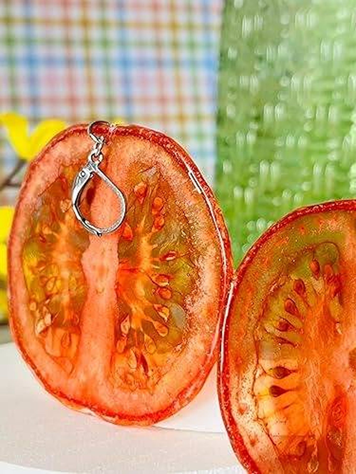 Tomato Earring