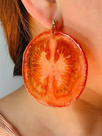 Tomato Earring