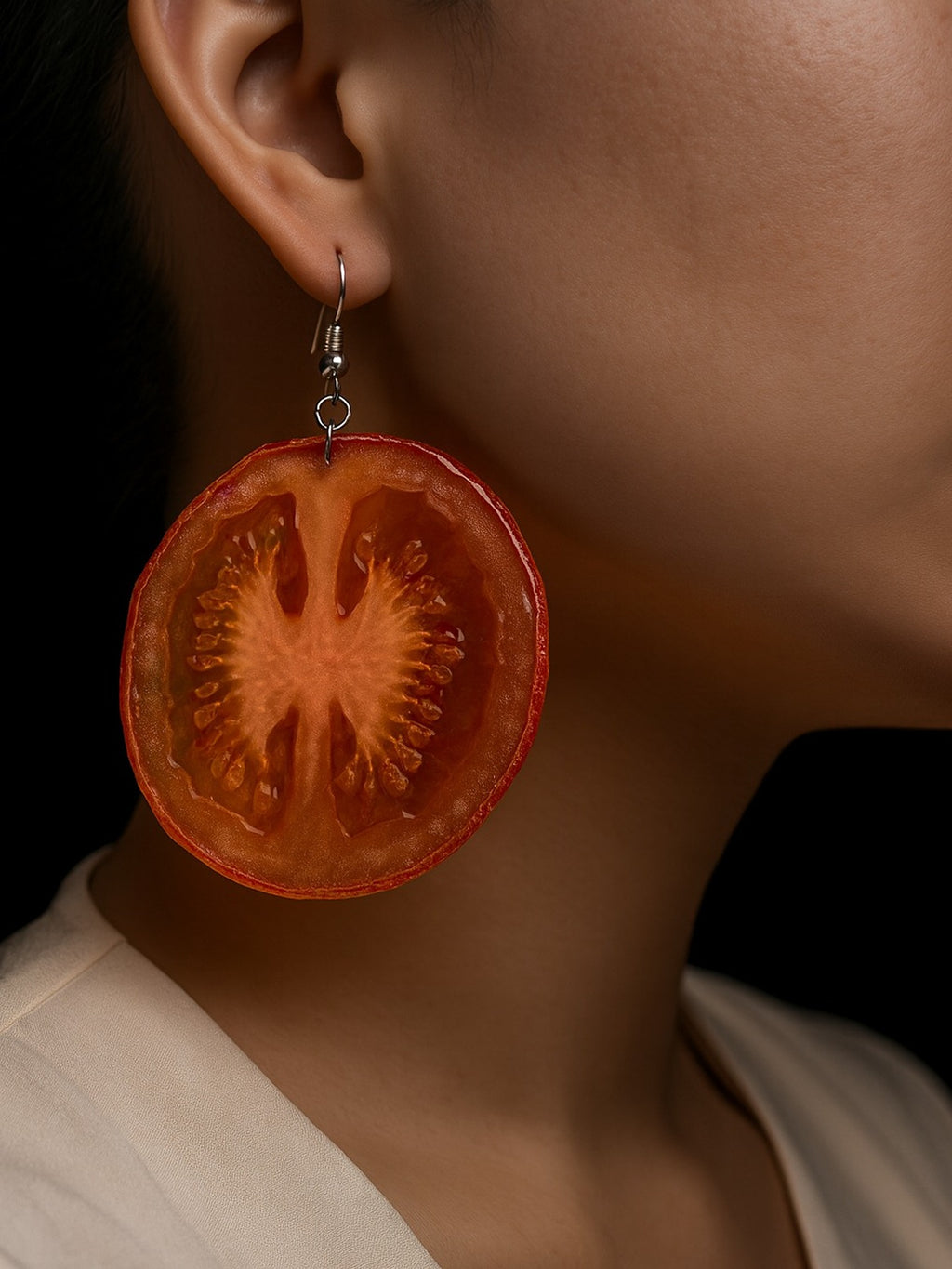 Tomato Earring