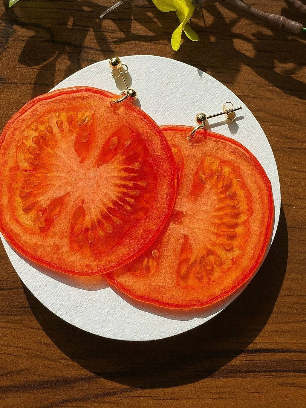 Tomato Earring