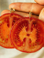 Tomato Earring