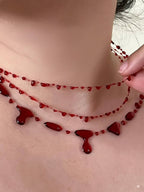 Vampish Blood Drip Necklace