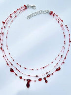 Vampish Blood Drip Necklace