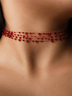 Vampish Blood Tiered Choker
