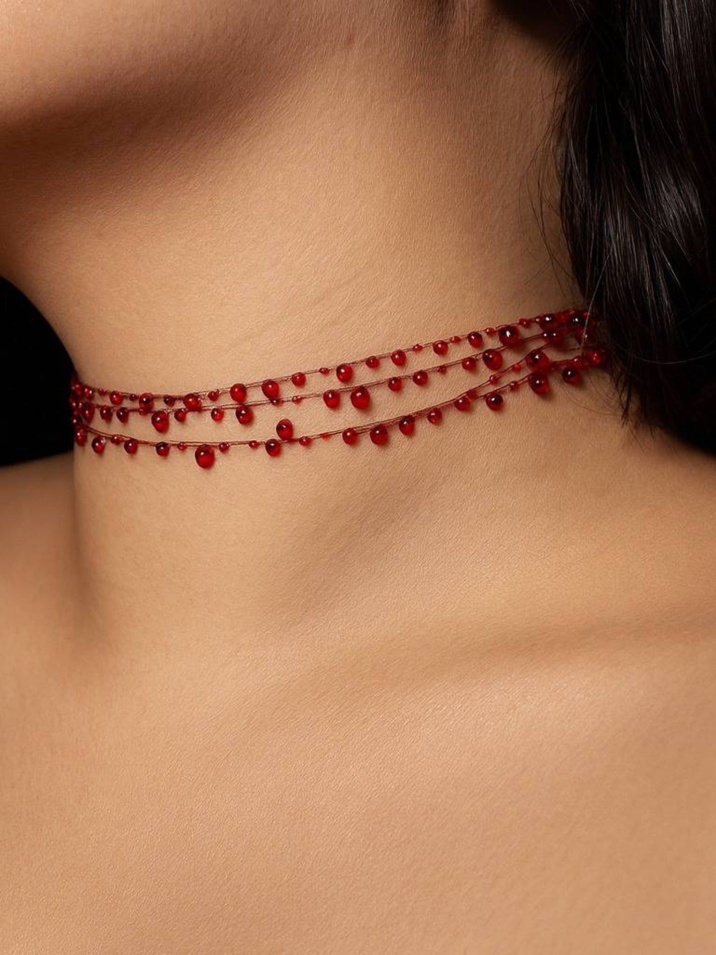 Vampish Blood Tiered Choker Main image