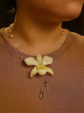 White Morning Blossom Necklace