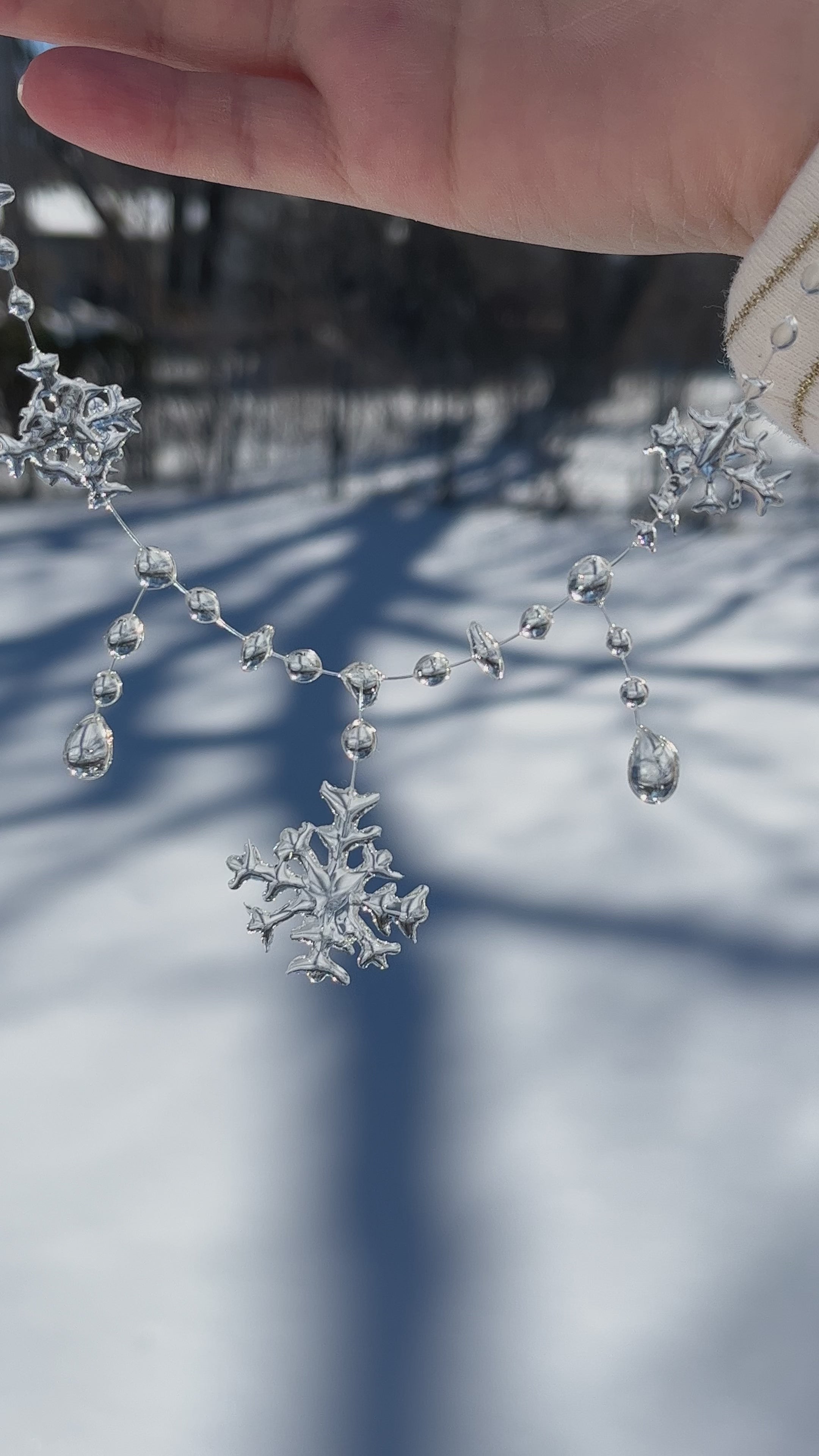 Winter Snowflake Necklace