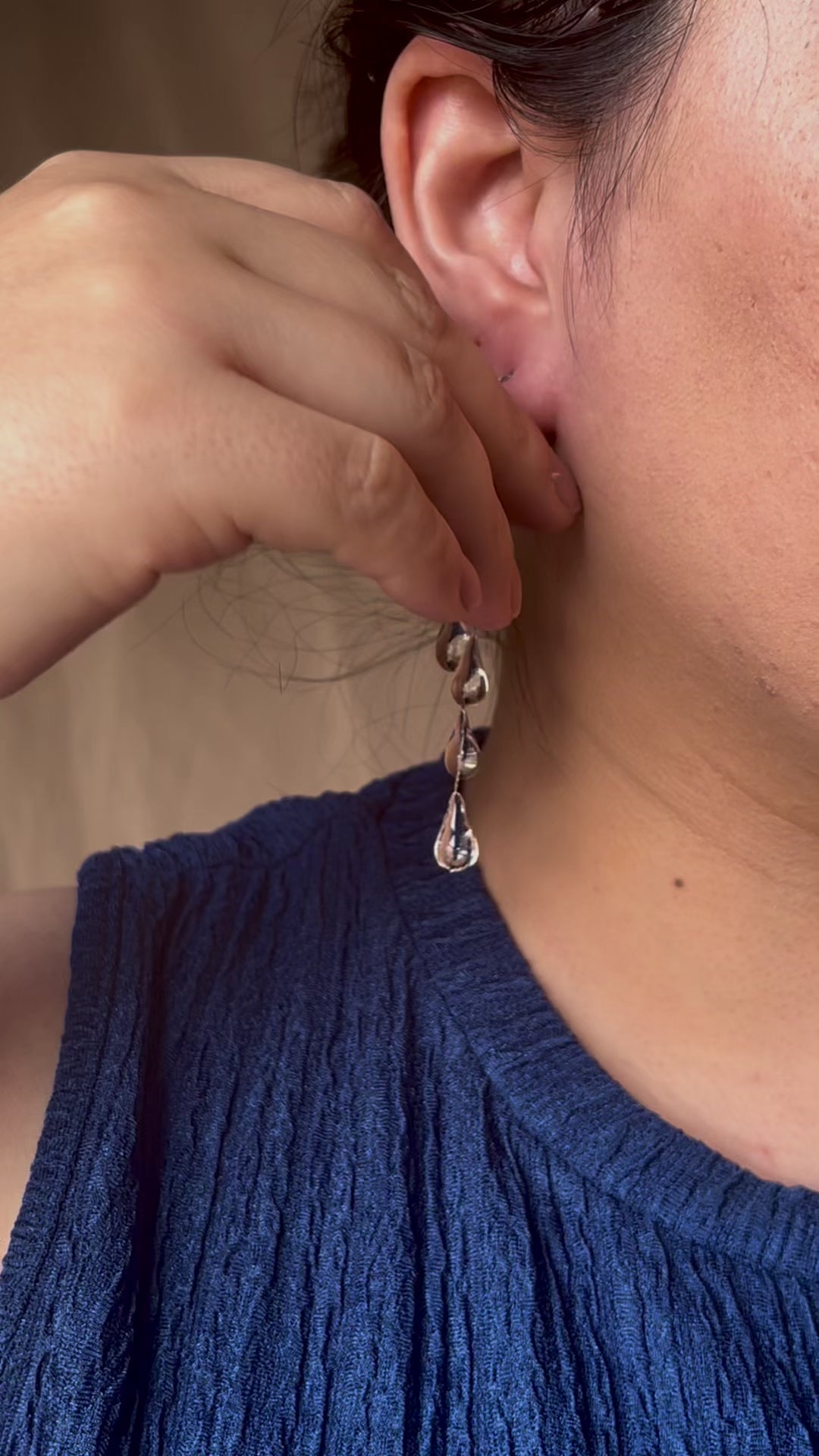 Falling Rain Earring