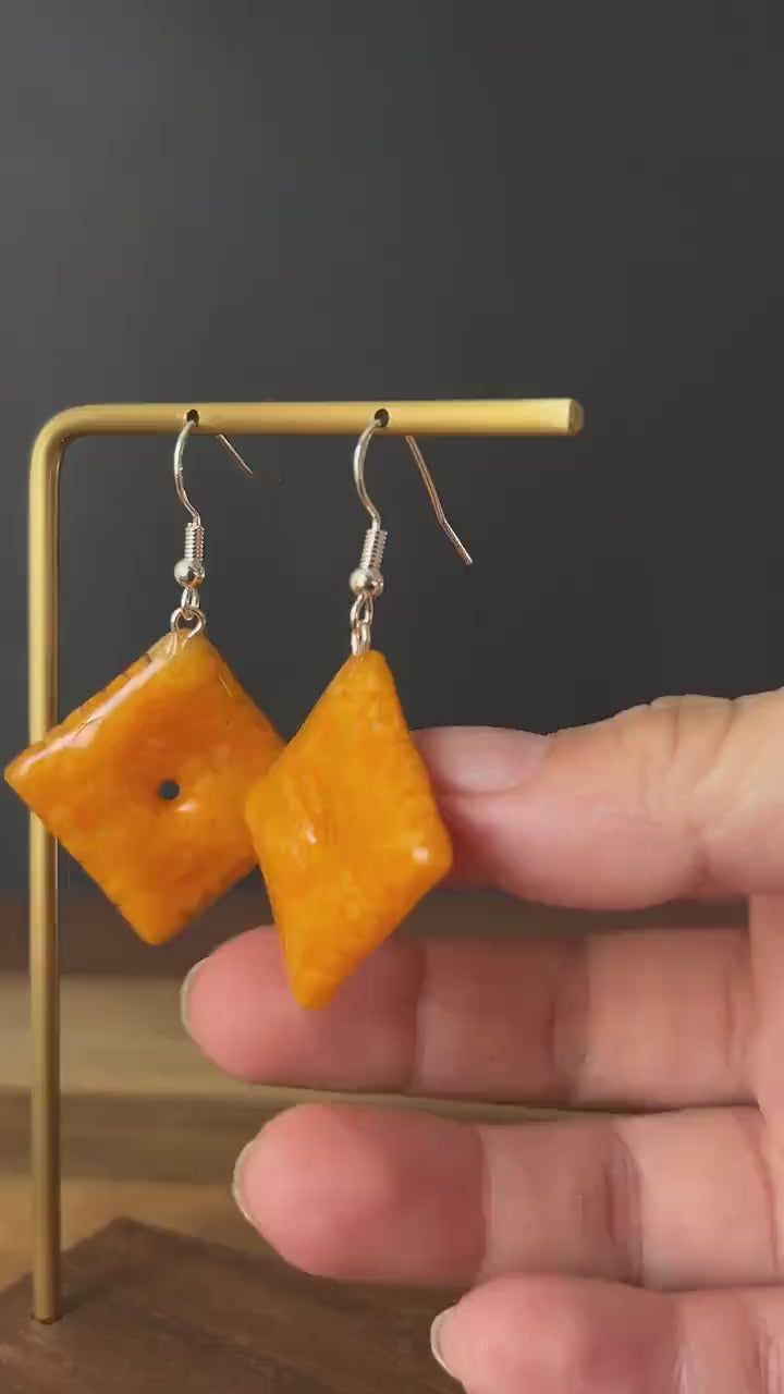 Cheez-It Earring