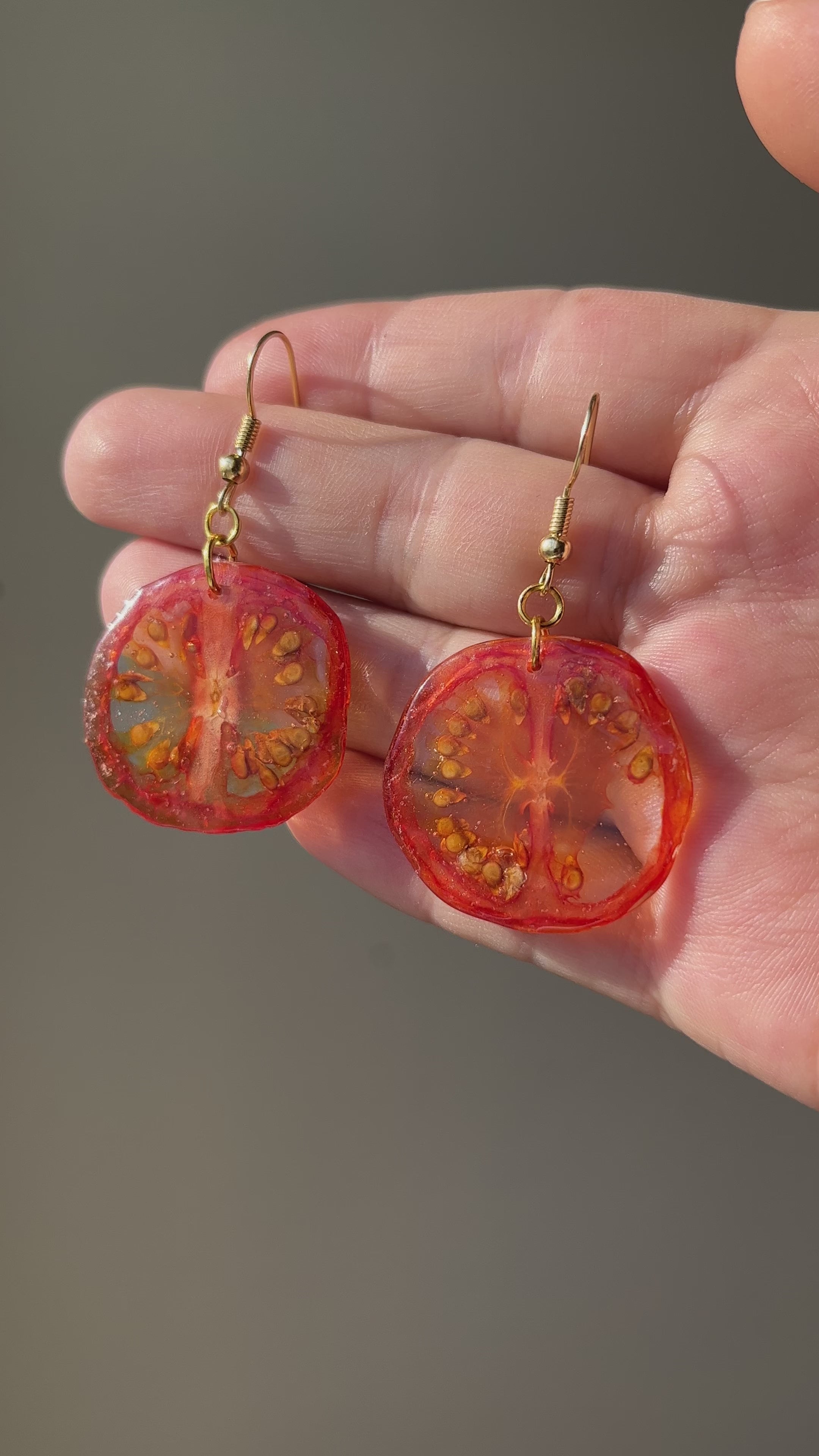 Cherry Tomato Earring