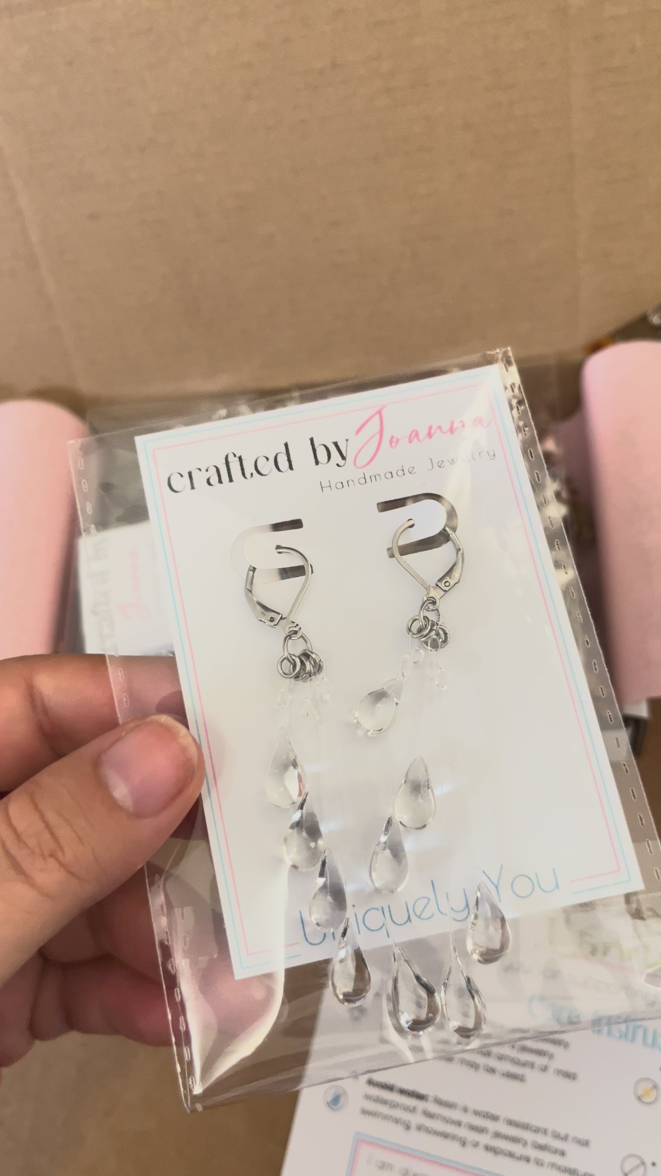 Falling Rain Earring