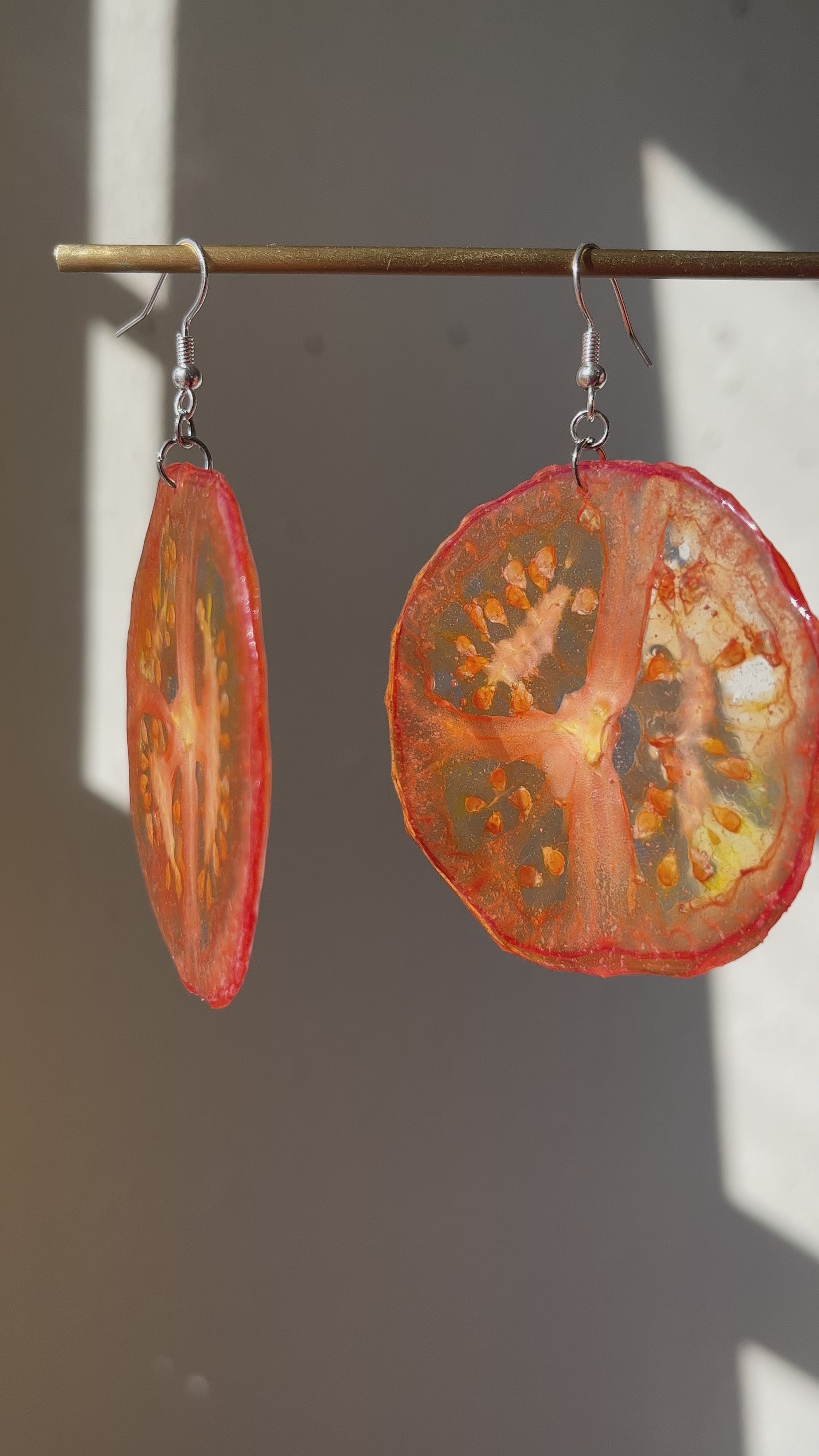 Tomato Earring