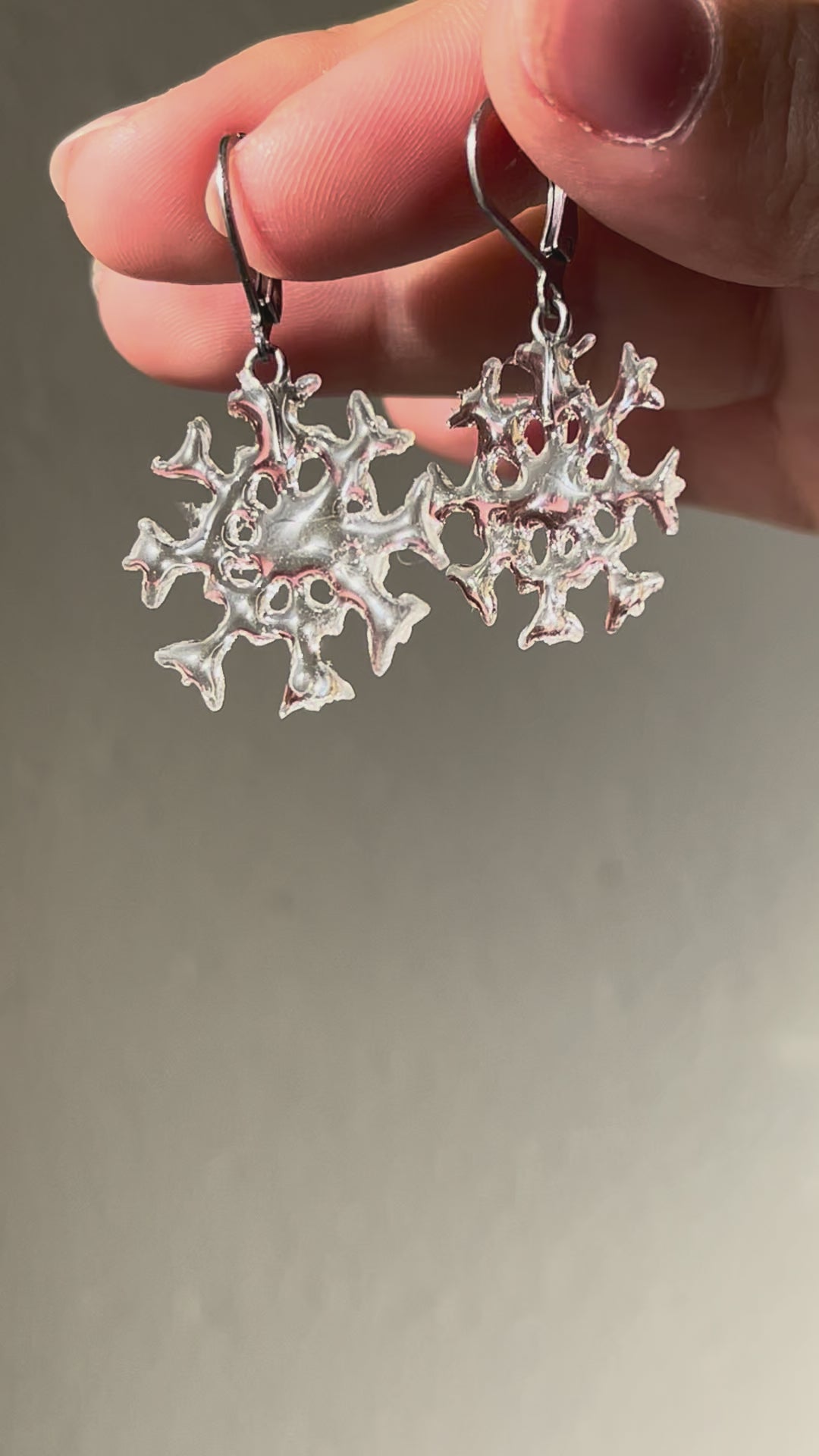 Winter Snowflake Earring