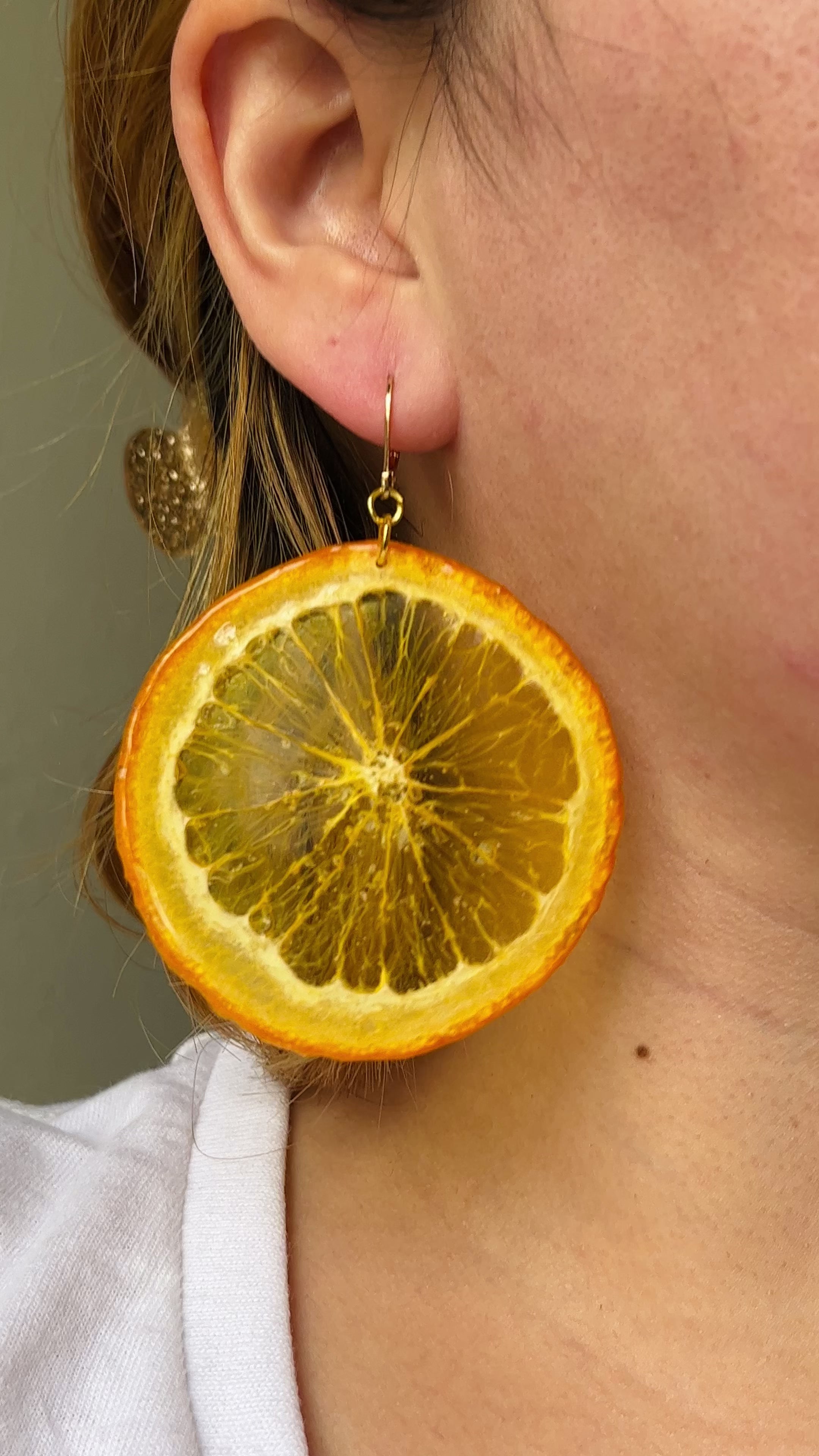 Cara Cara Orange Earring