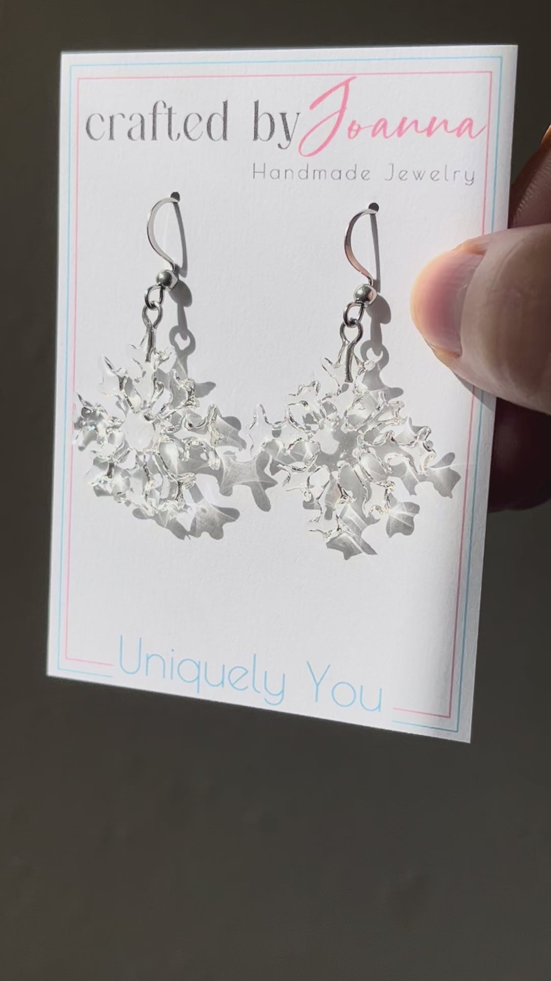 Winter Snowflake Earring